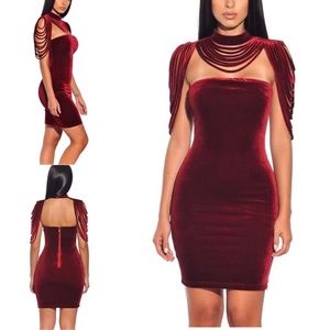 Burgundy Dress